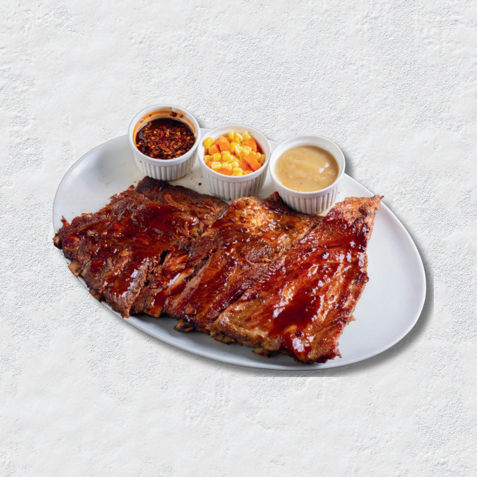 Smoked Pork Ribs Platter